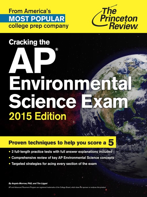Title details for Cracking the AP Environmental Science Exam, 2015 Edition by Princeton Review - Available